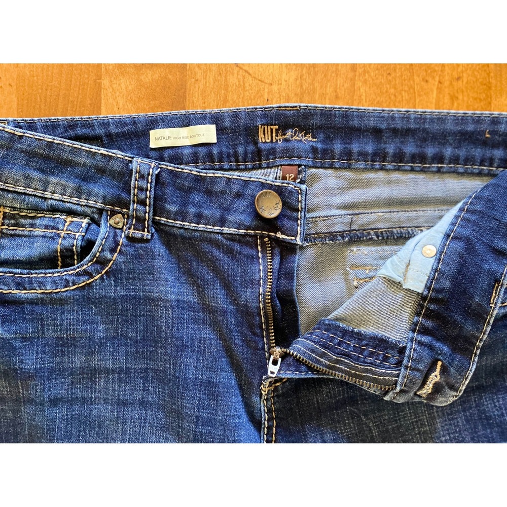 Kut from the Kloth Women's Boot Cut Jeans - Dark Blue - Picture 7 of 13